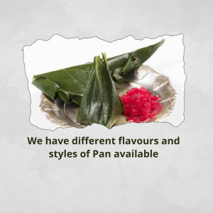 Pan leaves with filling on a silver foil plate