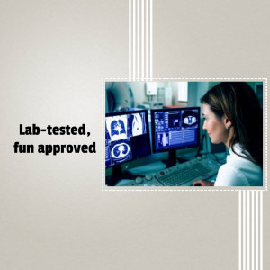 A doctor analyzing medical scans on multiple computer monitors.