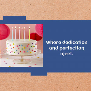 A white cake with colorful sprinkles and lit candles on a glass stand.