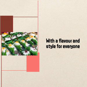 Close-up of Paan, a traditional Indian dessert, with text overlay.