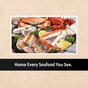 A close-up of a seafood platter with various shellfish and lobster