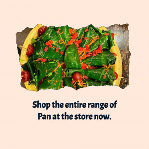 Close-up of a Pan appetizer with spinach and tomatoes