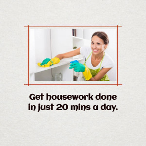 Woman cleaning kitchen cabinets with yellow gloves