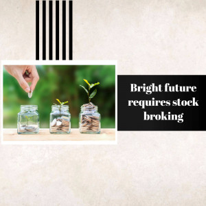 Hand dropping a coin into a glass jar with a small plant, symbolizing investment and growth.