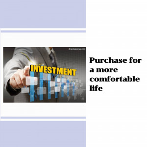 Hand touching investment graph with text 'INVESTMENT'