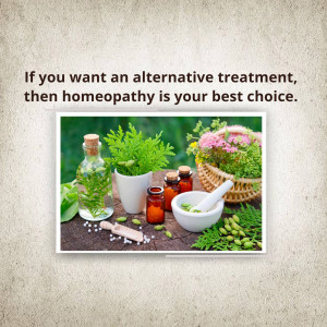 Homeopathic remedies with herbs and plants