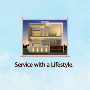 A modern two-story house with a warm exterior lighting and a gate.