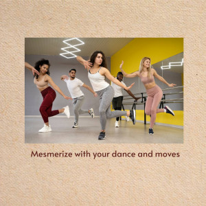 Group of diverse people dancing in a modern studio