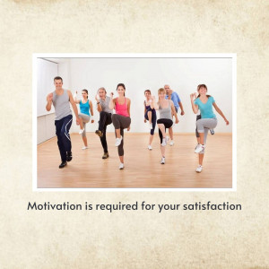 Group of people exercising in a fitness class