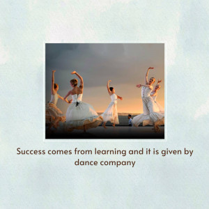 Group of ballet dancers performing outdoors at sunset