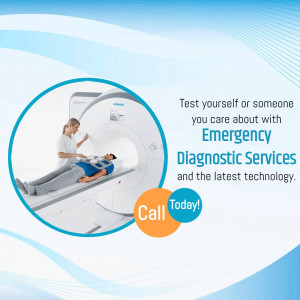 MRI scan in progress with a healthcare professional and patient