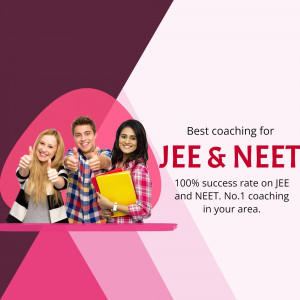 Group of students celebrating success with JEE & NEET coaching