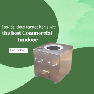 Stainless steel commercial tandoor oven for roasting