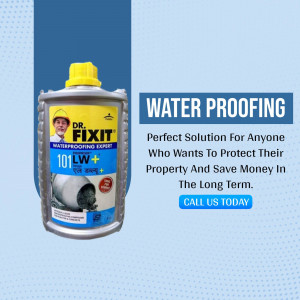 Dr. Fixit 101 LW+ Waterproofing Liquid Bottle