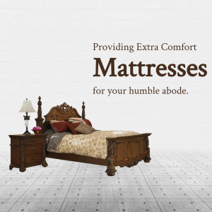 Elegant bedroom scene featuring a dark wood bed with a comfortable mattress and pillows.