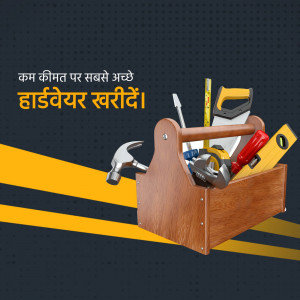 Toolbox filled with various hardware tools