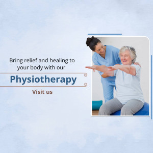 Physiotherapist assisting a senior woman with exercises