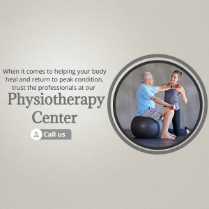 A physiotherapist assisting a senior patient with dumbbell exercises on a stability ball.