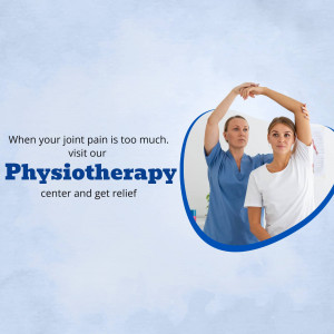 Physiotherapist assisting a patient with arm exercises