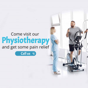 A physiotherapist assisting a patient on an exercise machine.