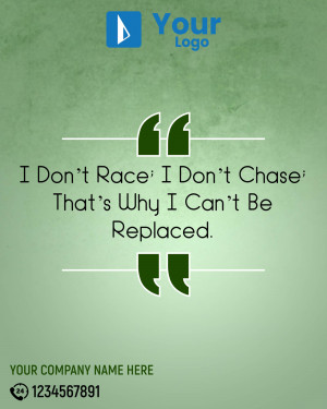 Image with a motivational quote about individuality and not conforming to expectations.