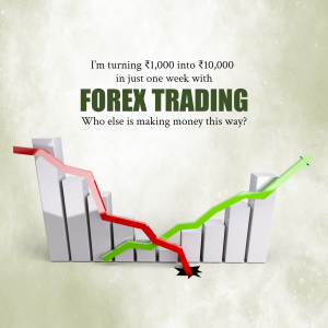 Image depicting Forex trading with a graph showing potential profit.