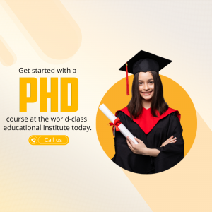A graduate student in cap and gown holding a diploma