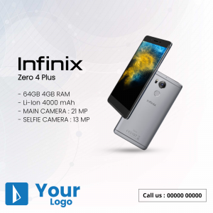 Infinix Zero 4 Plus smartphone with specifications