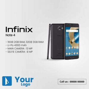 Infinix Note 4 smartphone with specifications