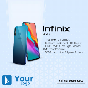 Infinix Hot 8 smartphone with specifications