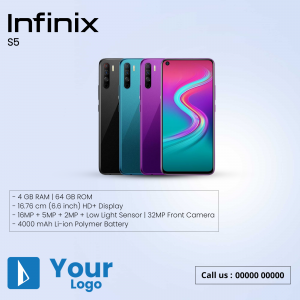 Infinix S5 smartphone with specifications