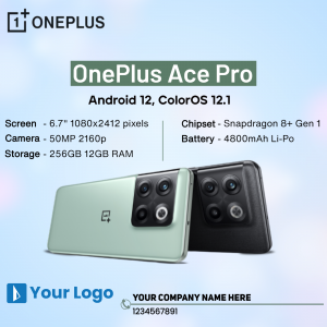 OnePlus Ace Pro smartphone with specifications