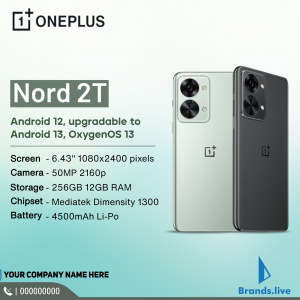 OnePlus Nord 2T smartphone with specifications
