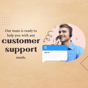 Man with headset providing customer support