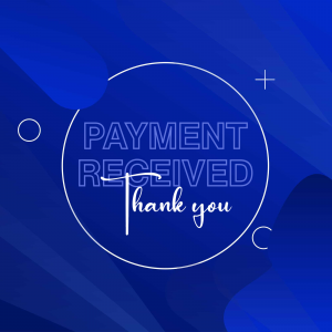 Payment Received graphic with thank you message