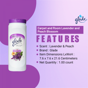 Glade Lavender & Peach Blossom Carpet and Room Freshener product shot