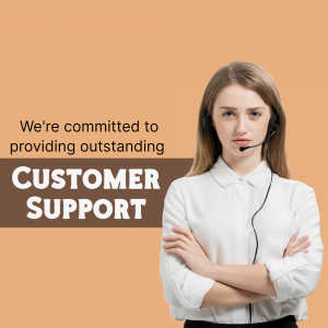 Woman with headset providing customer support