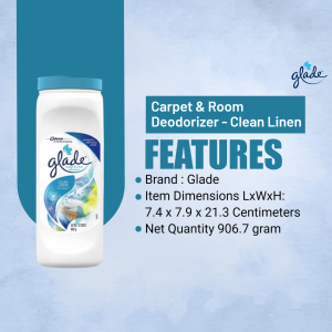 Glade Carpet & Room Deodorizer in Clean Linen scent