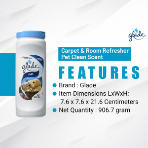 Glade Pet Clean Scent Carpet & Room Refresher product image
