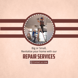 Workers repairing a ceiling in a home