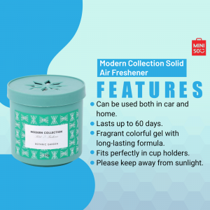 Mini 500 Modern Collection Solid Air Freshener in teal color