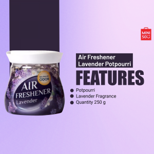 Close-up of a Mini 500 Lavender Potpourri Air Freshener