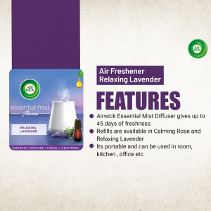 Air Wick Essential Mist Diffuser with Lavender scent