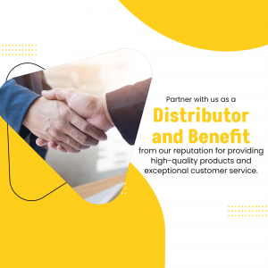 Handshake symbolizing a distributor partnership with a company