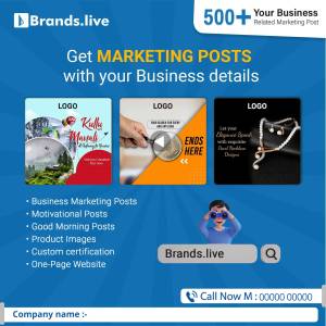 Brand Post Example Brands.live Marketing Post Templates Design For Instagram