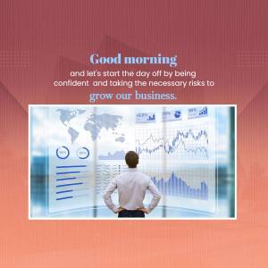 Man looking at business data visualization