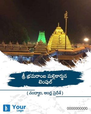 Golden dome of Sri Venkateswara Swamy Temple at night