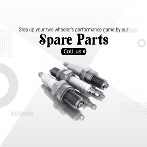 Spark plugs for two-wheelers with call to action