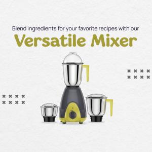 Image of a Versatile Mixer with jars