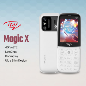 itel Magic X 4G Volte feature phone with dual SIM support